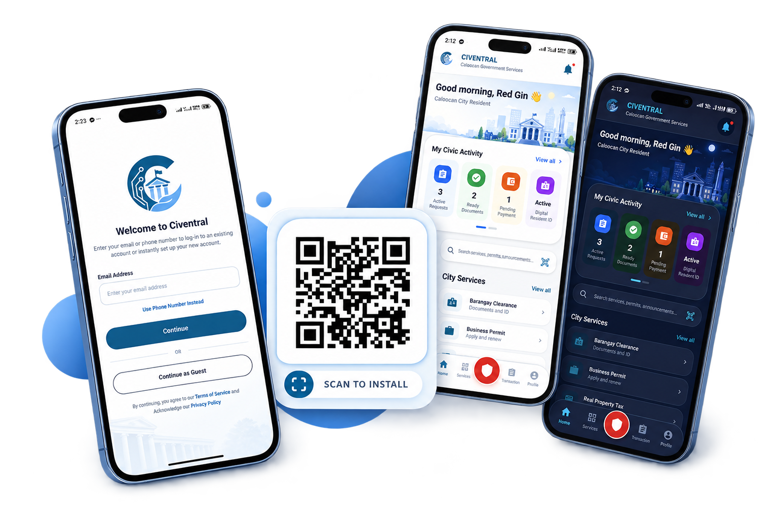 Civentral Mobile App Showcase